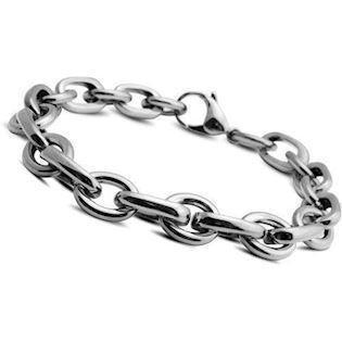 Steel link bracelet from Christina Collect, 21 cm
